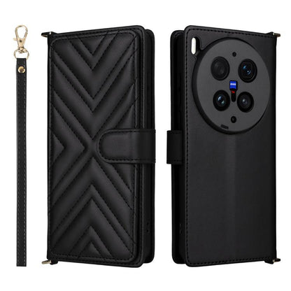 Multifunctional 6-Card Slots Leather Phone Case with Wrist Strap, For vivo X300 FE / S50 Pro mini, For vivo Y21 5G 2026 / Y05 4G, For vivo V70 FE 5G, For vivo V70 5G / V70 Elite 5G, For vivo Y31d 4G / Y500i 5G, For vivo X300 Ultra, For vivo Y31 5G / Y2...