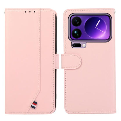 ABEEL Delicate Texture Splicing RFID Leather Phone Case, For Xiaomi 17T Pro 5G, For Xiaomi 17T 5G, For Redmi Turbo 5 Max / Poco X8 Pro Max, For Redmi Turbo 5 5G / Poco X8 Pro 5G, For Xiaomi Poco F8 Ultra 5G, For Xiaomi 17 Pro Max, For Xiaomi 17 Pro    ...