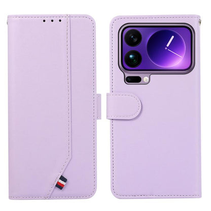 ABEEL Delicate Texture Splicing RFID Leather Phone Case, For Xiaomi 17T Pro 5G, For Xiaomi 17T 5G, For Redmi Turbo 5 Max / Poco X8 Pro Max, For Redmi Turbo 5 5G / Poco X8 Pro 5G, For Xiaomi Poco F8 Ultra 5G, For Xiaomi 17 Pro Max, For Xiaomi 17 Pro    ...
