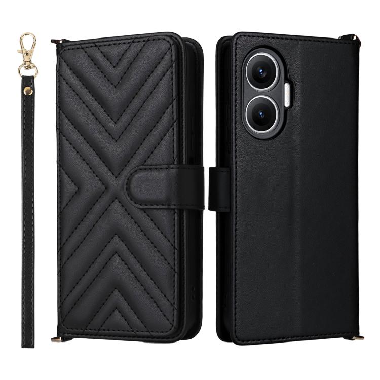 Multifunctional 6-Card Slots Leather Phone Case with Wrist Strap, For Redmi 17 5G / 4G Global 170mm / Poco M8x, For Redmi Note 17 5G / 4G Global / 5G India 169.7mm, For Redmi Note 17 Pro+ 5G Global 163.4mm, For Redmi A7 Pro 171mm / Poco C85x 5G        ...