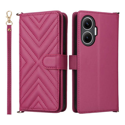 Multifunctional 6-Card Slots Leather Phone Case with Wrist Strap, For Redmi 17 5G / 4G Global 170mm / Poco M8x, For Redmi Note 17 5G / 4G Global / 5G India 169.7mm, For Redmi Note 17 Pro+ 5G Global 163.4mm, For Redmi A7 Pro 171mm / Poco C85x 5G        ...