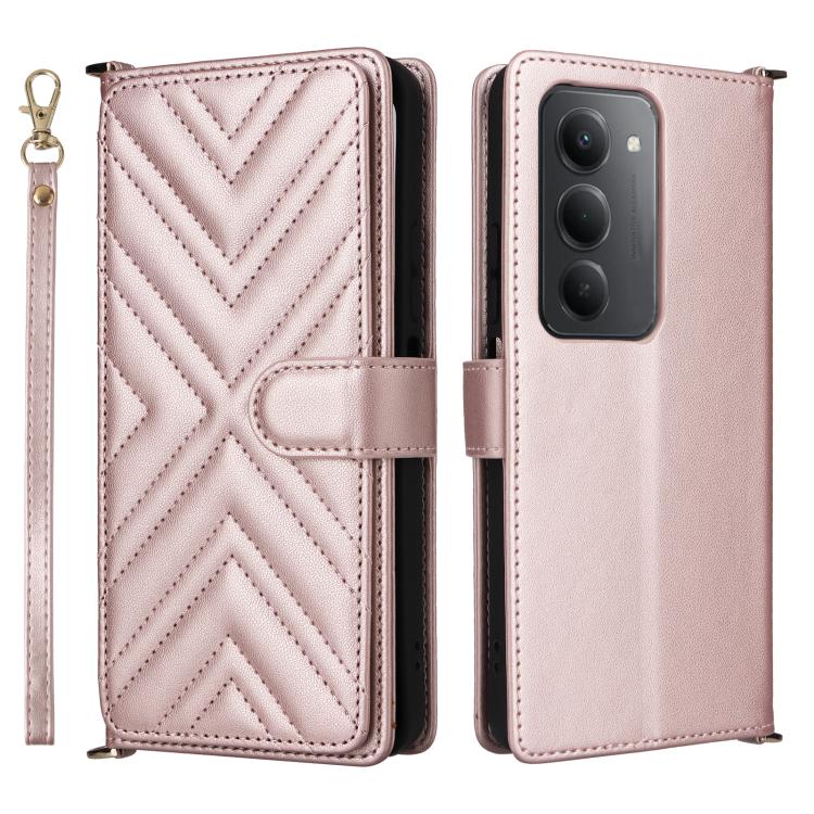 Multifunctional 6-Card Slots Leather Phone Case with Wrist Strap, For Redmi 17 5G / 4G Global 170mm / Poco M8x, For Redmi Note 17 5G / 4G Global / 5G India 169.7mm, For Redmi Note 17 Pro+ 5G Global 163.4mm, For Redmi A7 Pro 171mm / Poco C85x 5G        ...
