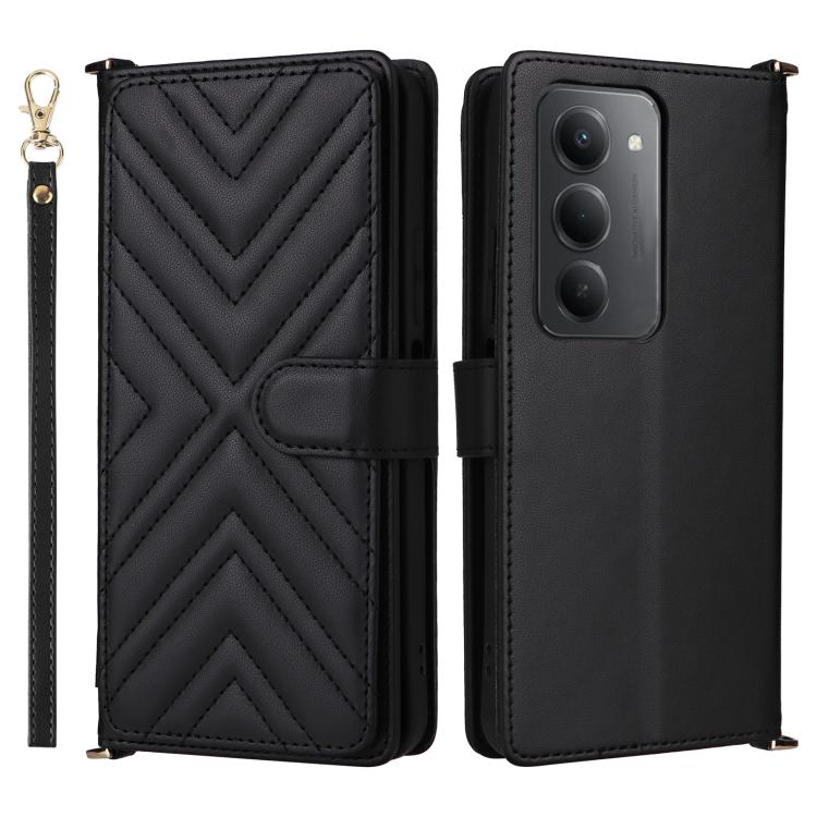 Multifunctional 6-Card Slots Leather Phone Case with Wrist Strap, For Redmi 17 5G / 4G Global 170mm / Poco M8x, For Redmi Note 17 5G / 4G Global / 5G India 169.7mm, For Redmi Note 17 Pro+ 5G Global 163.4mm, For Redmi A7 Pro 171mm / Poco C85x 5G        ...