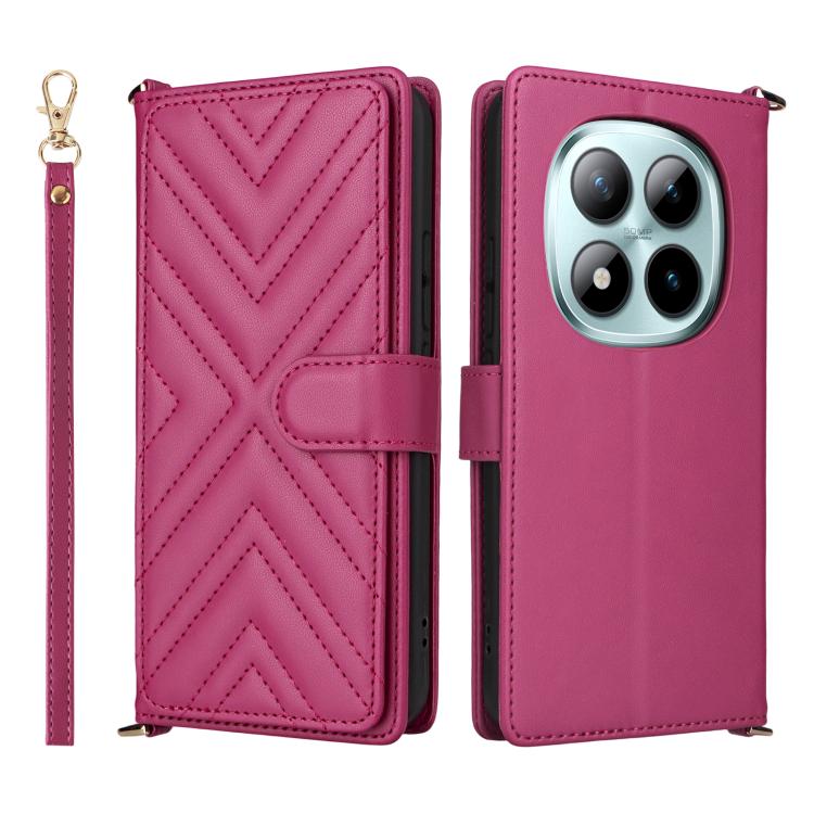 Multifunctional 6-Card Slots Leather Phone Case with Wrist Strap, For Redmi 17 5G / 4G Global 170mm / Poco M8x, For Redmi Note 17 5G / 4G Global / 5G India 169.7mm, For Redmi Note 17 Pro+ 5G Global 163.4mm, For Redmi A7 Pro 171mm / Poco C85x 5G        ...