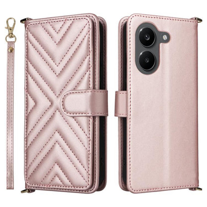 Multifunctional 6-Card Slots Leather Phone Case with Wrist Strap, For Redmi 17 5G / 4G Global 170mm / Poco M8x, For Redmi Note 17 5G / 4G Global / 5G India 169.7mm, For Redmi Note 17 Pro+ 5G Global 163.4mm, For Redmi A7 Pro 171mm / Poco C85x 5G        ...