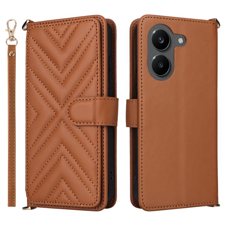 Multifunctional 6-Card Slots Leather Phone Case with Wrist Strap, For Redmi 17 5G / 4G Global 170mm / Poco M8x, For Redmi Note 17 5G / 4G Global / 5G India 169.7mm, For Redmi Note 17 Pro+ 5G Global 163.4mm, For Redmi A7 Pro 171mm / Poco C85x 5G        ...