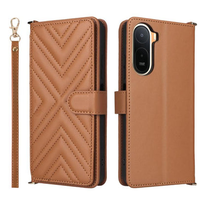 Multifunctional 6-Card Slots Leather Phone Case with Wrist Strap, For Redmi 17 5G / 4G Global 170mm / Poco M8x, For Redmi Note 17 5G / 4G Global / 5G India 169.7mm, For Redmi Note 17 Pro+ 5G Global 163.4mm, For Redmi A7 Pro 171mm / Poco C85x 5G        ...