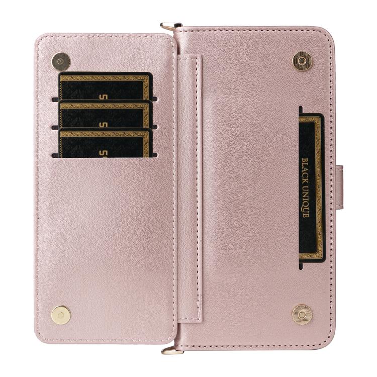 Multifunctional 6-Card Slots Leather Phone Case with Wrist Strap, For Redmi 17 5G / 4G Global 170mm / Poco M8x, For Redmi Note 17 5G / 4G Global / 5G India 169.7mm, For Redmi Note 17 Pro+ 5G Global 163.4mm, For Redmi A7 Pro 171mm / Poco C85x 5G        ...