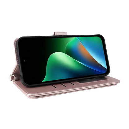 Multifunctional 6-Card Slots Leather Phone Case with Wrist Strap, For Redmi 17 5G / 4G Global 170mm / Poco M8x, For Redmi Note 17 5G / 4G Global / 5G India 169.7mm, For Redmi Note 17 Pro+ 5G Global 163.4mm, For Redmi A7 Pro 171mm / Poco C85x 5G        ...