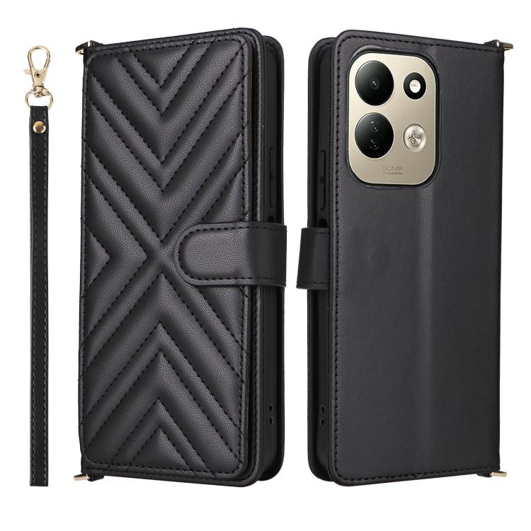 Multifunctional 6-Card Slots Leather Phone Case with Wrist Strap, For Redmi 17 5G / 4G Global 170mm / Poco M8x, For Redmi Note 17 5G / 4G Global / 5G India 169.7mm, For Redmi Note 17 Pro+ 5G Global 163.4mm, For Redmi A7 Pro 171mm / Poco C85x 5G        ...