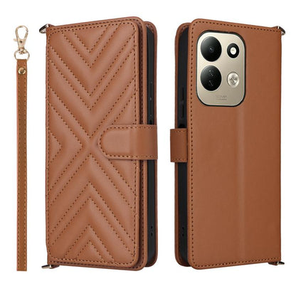 Multifunctional 6-Card Slots Leather Phone Case with Wrist Strap, For Redmi 17 5G / 4G Global 170mm / Poco M8x, For Redmi Note 17 5G / 4G Global / 5G India 169.7mm, For Redmi Note 17 Pro+ 5G Global 163.4mm, For Redmi A7 Pro 171mm / Poco C85x 5G        ...