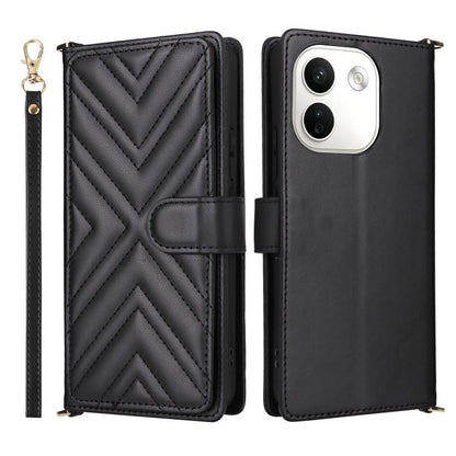 Multifunctional 6-Card Slots Leather Phone Case with Wrist Strap, For Redmi 17 5G / 4G Global 170mm / Poco M8x, For Redmi Note 17 5G / 4G Global / 5G India 169.7mm, For Redmi Note 17 Pro+ 5G Global 163.4mm, For Redmi A7 Pro 171mm / Poco C85x 5G        ...