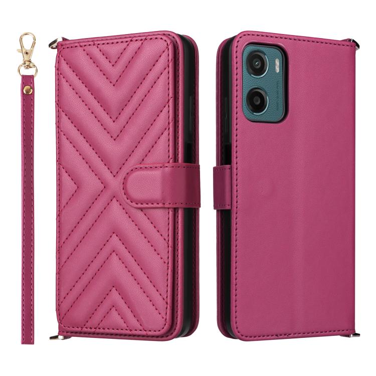 Multifunctional 6-Card Slots Leather Phone Case with Wrist Strap, For Motorola Moto G Max / G87 / G77 / G67 5G, For Motorola Moto X70 Air Pro 5G / Signature, For Motorola Moto G17 / G17 Power 4G, For Motorola Moto G67 Power / G57 Power                 ...
