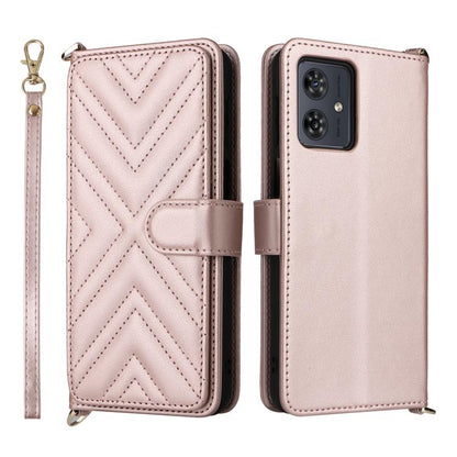 Multifunctional 6-Card Slots Leather Phone Case with Wrist Strap, For Motorola Moto G Max / G87 / G77 / G67 5G, For Motorola Moto X70 Air Pro 5G / Signature, For Motorola Moto G17 / G17 Power 4G, For Motorola Moto G67 Power / G57 Power                 ...