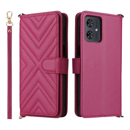 Multifunctional 6-Card Slots Leather Phone Case with Wrist Strap, For Motorola Moto G Max / G87 / G77 / G67 5G, For Motorola Moto X70 Air Pro 5G / Signature, For Motorola Moto G17 / G17 Power 4G, For Motorola Moto G67 Power / G57 Power                 ...