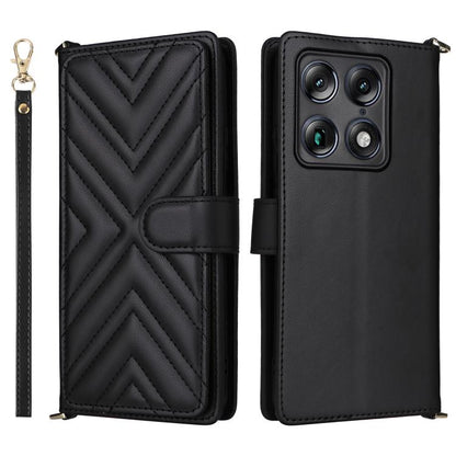 Multifunctional 6-Card Slots Leather Phone Case with Wrist Strap, For Motorola Moto G Max / G87 / G77 / G67 5G, For Motorola Moto X70 Air Pro 5G / Signature, For Motorola Moto G17 / G17 Power 4G, For Motorola Moto G67 Power / G57 Power                 ...