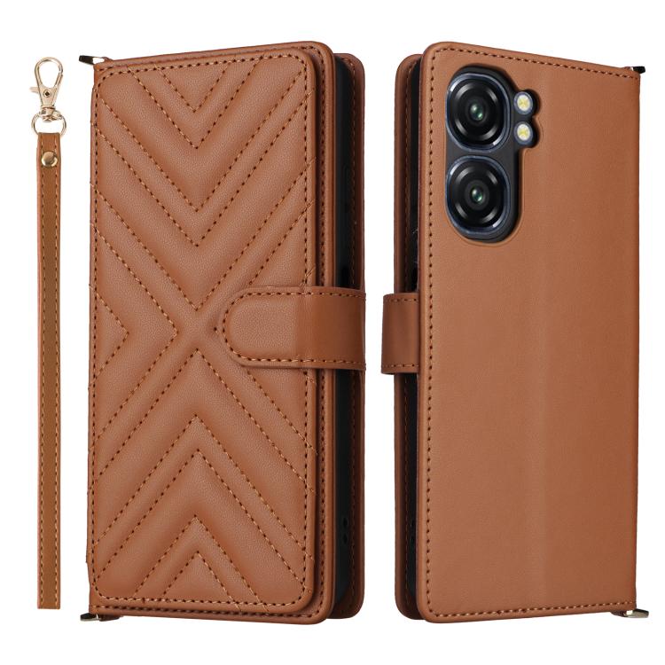 Multifunctional 6-Card Slots Leather Phone Case with Wrist Strap, For Oukitel C5 4G 2025, For Oukitel C3 4G 2025, For Oukitel C59 / C59 Pro, For Oukitel P1, For Oukitel C58 / C58 Pro