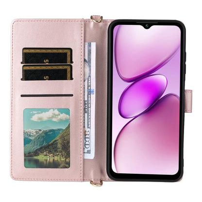 Multifunctional 6-Card Slots Leather Phone Case with Wrist Strap, For Oukitel C5 4G 2025, For Oukitel C3 4G 2025, For Oukitel C59 / C59 Pro, For Oukitel P1, For Oukitel C58 / C58 Pro