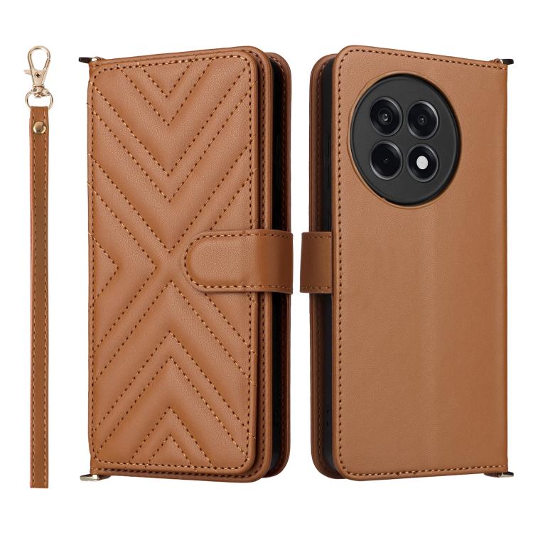 Multifunctional 6-Card Slots Leather Phone Case with Wrist Strap, For OnePlus Turbo 6 / Turbo 6V / Nord 6, For OnePlus 15T 5G, For OnePlus Ace 6 / Ace 6T / 15R, For OnePlus 15, For OnePlus Nord 5 / OnePlus Ace 5 Ultra                                   ...
