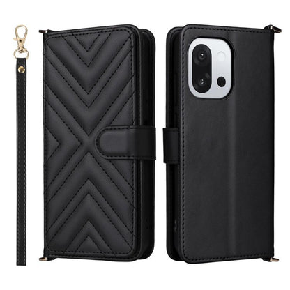 Multifunctional 6-Card Slots Leather Phone Case with Wrist Strap, For OnePlus Turbo 6 / Turbo 6V / Nord 6, For OnePlus 15T 5G, For OnePlus Ace 6 / Ace 6T / 15R, For OnePlus 15, For OnePlus Nord 5 / OnePlus Ace 5 Ultra                                   ...
