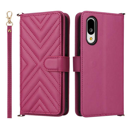 Multifunctional 6-Card Slots Leather Phone Case with Wrist Strap, For Sharp Aquos Sense10, For Sharp Aquos R10 / R9, For Sharp Aquos wish5, For Sharp Basio Active3, For Sharp Aquos Sense9, For Sharp Aquos wish4