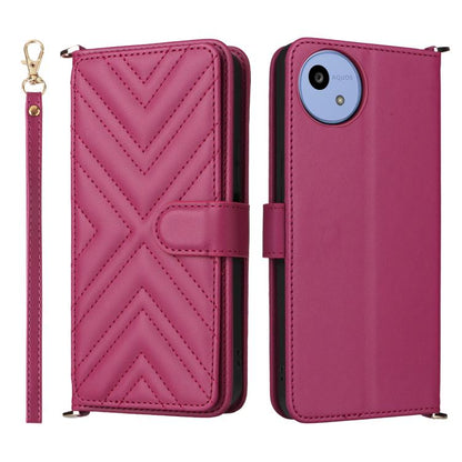 Multifunctional 6-Card Slots Leather Phone Case with Wrist Strap, For Sharp Aquos Sense10, For Sharp Aquos R10 / R9, For Sharp Aquos wish5, For Sharp Basio Active3, For Sharp Aquos Sense9, For Sharp Aquos wish4