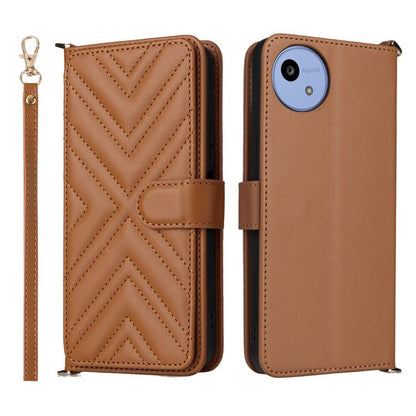 Multifunctional 6-Card Slots Leather Phone Case with Wrist Strap, For Sharp Aquos Sense10, For Sharp Aquos R10 / R9, For Sharp Aquos wish5, For Sharp Basio Active3, For Sharp Aquos Sense9, For Sharp Aquos wish4