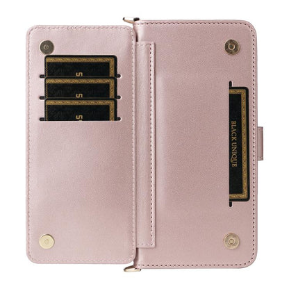 Multifunctional 6-Card Slots Leather Phone Case with Wrist Strap, For Sharp Aquos Sense10, For Sharp Aquos R10 / R9, For Sharp Aquos wish5, For Sharp Basio Active3, For Sharp Aquos Sense9, For Sharp Aquos wish4