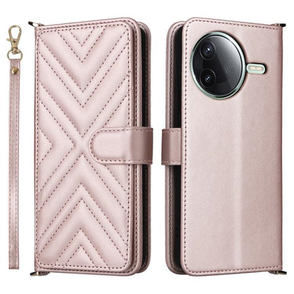 Multifunctional 6-Card Slots Leather Phone Case with Wrist Strap, For Xiaomi Poco M7 4G 171mm, For Xiaomi Poco F7 Pro 5G / F7 Ultra, For Xiaomi 15 Ultra, For Xiaomi Poco X7 Pro 5G / Redmi Turbo 4, For Xiaomi Poco M7 Pro 5G