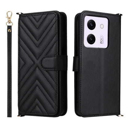 Multifunctional 6-Card Slots Leather Phone Case with Wrist Strap, For Xiaomi Poco M7 4G 171mm, For Xiaomi Poco F7 Pro 5G / F7 Ultra, For Xiaomi 15 Ultra, For Xiaomi Poco X7 Pro 5G / Redmi Turbo 4, For Xiaomi Poco M7 Pro 5G