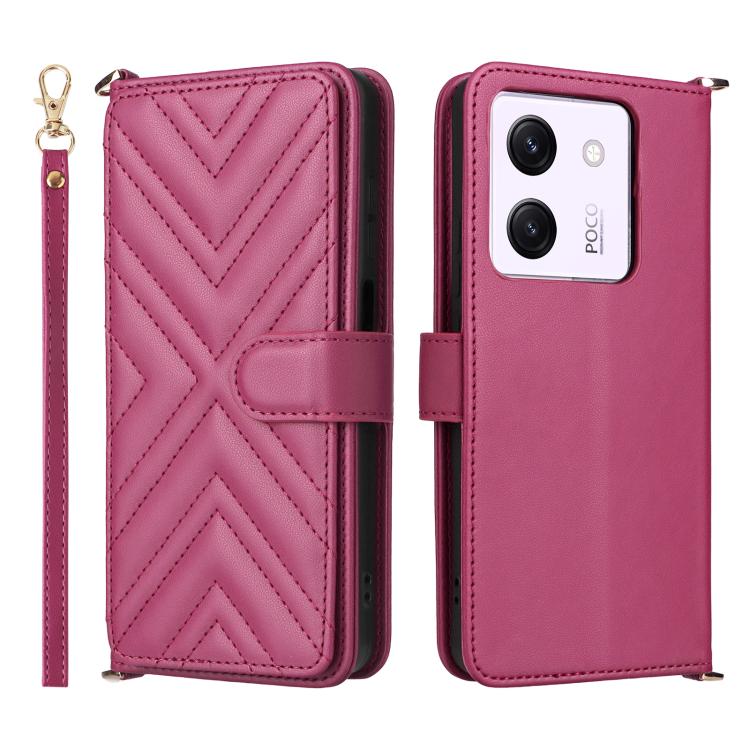 Multifunctional 6-Card Slots Leather Phone Case with Wrist Strap, For Xiaomi Poco M7 4G 171mm, For Xiaomi Poco F7 Pro 5G / F7 Ultra, For Xiaomi 15 Ultra, For Xiaomi Poco X7 Pro 5G / Redmi Turbo 4, For Xiaomi Poco M7 Pro 5G