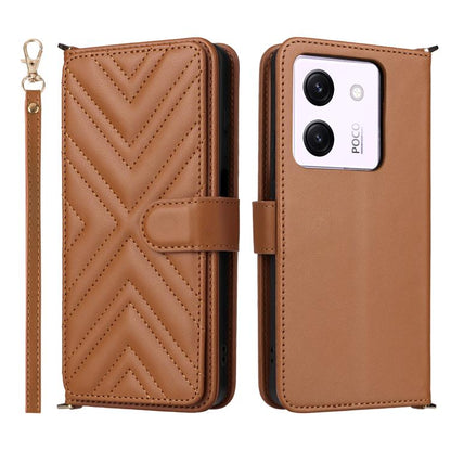 Multifunctional 6-Card Slots Leather Phone Case with Wrist Strap, For Xiaomi Poco M7 4G 171mm, For Xiaomi Poco F7 Pro 5G / F7 Ultra, For Xiaomi 15 Ultra, For Xiaomi Poco X7 Pro 5G / Redmi Turbo 4, For Xiaomi Poco M7 Pro 5G