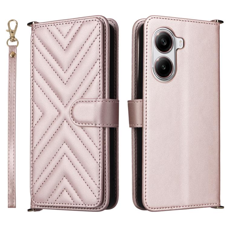 Multifunctional 6-Card Slots Leather Phone Case with Wrist Strap, For Xiaomi Poco M7 4G 171mm, For Xiaomi Poco F7 Pro 5G / F7 Ultra, For Xiaomi 15 Ultra, For Xiaomi Poco X7 Pro 5G / Redmi Turbo 4, For Xiaomi Poco M7 Pro 5G