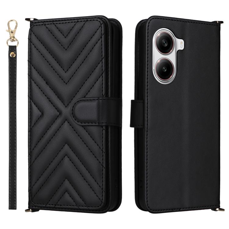 Multifunctional 6-Card Slots Leather Phone Case with Wrist Strap, For Xiaomi Poco M7 4G 171mm, For Xiaomi Poco F7 Pro 5G / F7 Ultra, For Xiaomi 15 Ultra, For Xiaomi Poco X7 Pro 5G / Redmi Turbo 4, For Xiaomi Poco M7 Pro 5G