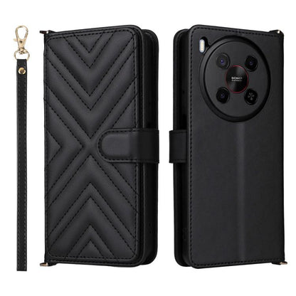 Multifunctional 6-Card Slots Leather Phone Case with Wrist Strap, For ZTE nubia S 5G A403ZT, For ZTE Blade V70 Max, For ZTE Blade V70 Design 4G, For ZTE nubia Z70 Ultra, For ZTE Blade V70 4G, For ZTE nubia Red Magic 10 Pro / 10 Pro+                    ...