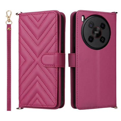 Multifunctional 6-Card Slots Leather Phone Case with Wrist Strap, For ZTE nubia S 5G A403ZT, For ZTE Blade V70 Max, For ZTE Blade V70 Design 4G, For ZTE nubia Z70 Ultra, For ZTE Blade V70 4G, For ZTE nubia Red Magic 10 Pro / 10 Pro+                    ...