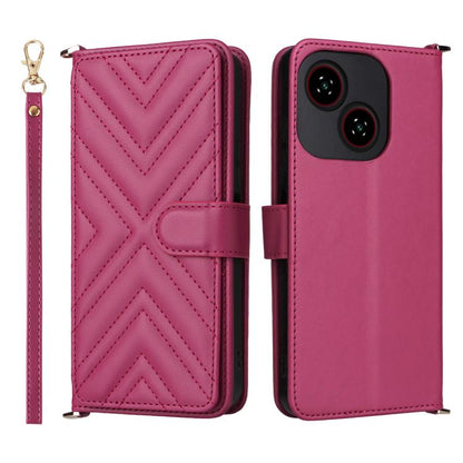 Multifunctional 6-Card Slots Leather Phone Case with Wrist Strap, For ZTE nubia P9 Pro 5G / Optus X Pro 2 5G, For ZTE Blade V80 Pro / V80 Vita, For ZTE Optus X Value 5G, For ZTE nubia RedMagic 11 Air, For ZTE nubia V80 Max                              ...