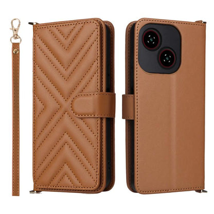 Multifunctional 6-Card Slots Leather Phone Case with Wrist Strap, For ZTE nubia P9 Pro 5G / Optus X Pro 2 5G, For ZTE Blade V80 Pro / V80 Vita, For ZTE Optus X Value 5G, For ZTE nubia RedMagic 11 Air, For ZTE nubia V80 Max                              ...