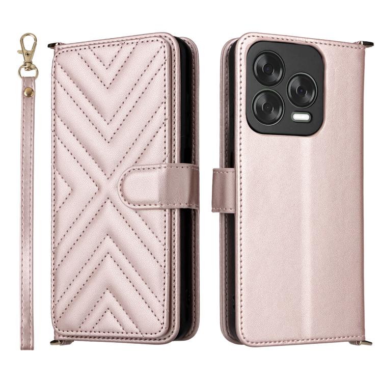 Multifunctional 6-Card Slots Leather Phone Case with Wrist Strap, For ZTE nubia S 5G A403ZT, For ZTE Blade V70 Max, For ZTE Blade V70 Design 4G, For ZTE nubia Z70 Ultra, For ZTE Blade V70 4G, For ZTE nubia Red Magic 10 Pro / 10 Pro+                    ...