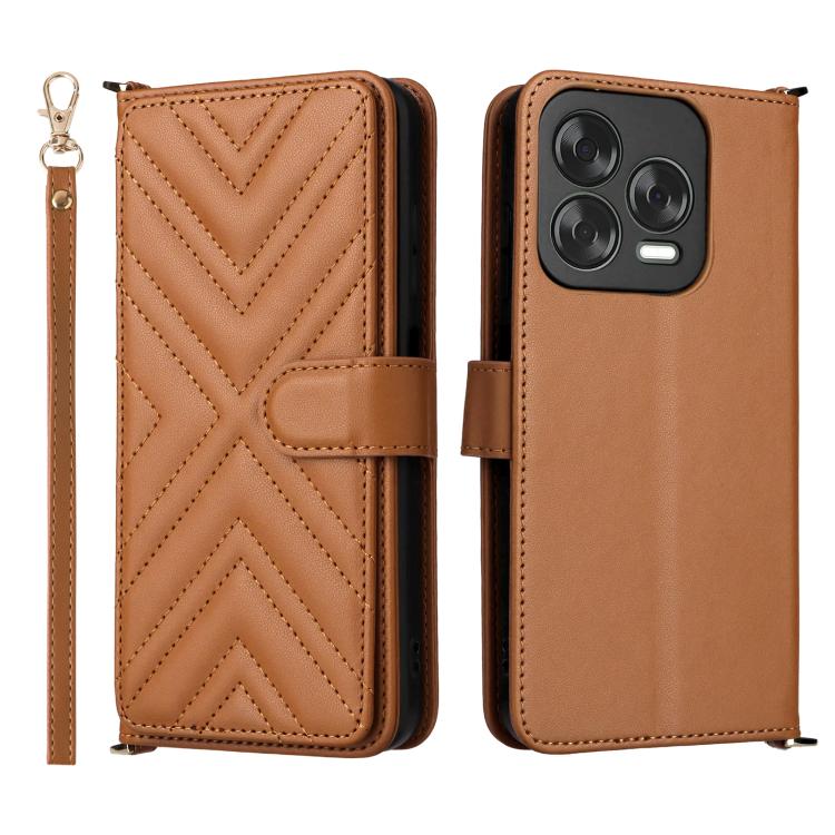 Multifunctional 6-Card Slots Leather Phone Case with Wrist Strap, For ZTE nubia S 5G A403ZT, For ZTE Blade V70 Max, For ZTE Blade V70 Design 4G, For ZTE nubia Z70 Ultra, For ZTE Blade V70 4G, For ZTE nubia Red Magic 10 Pro / 10 Pro+                    ...