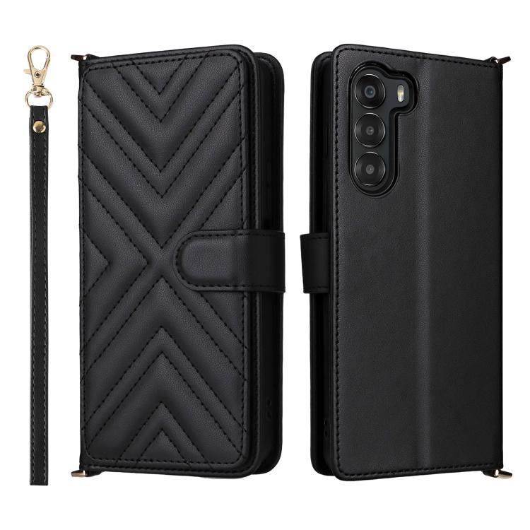 Multifunctional 6-Card Slots Leather Phone Case with Wrist Strap, For ZTE nubia S 5G A403ZT, For ZTE Blade V70 Max, For ZTE Blade V70 Design 4G, For ZTE nubia Z70 Ultra, For ZTE Blade V70 4G, For ZTE nubia Red Magic 10 Pro / 10 Pro+                    ...
