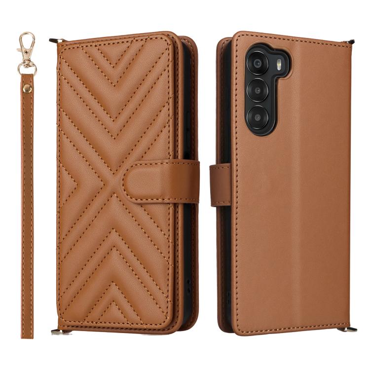 Multifunctional 6-Card Slots Leather Phone Case with Wrist Strap, For ZTE nubia S 5G A403ZT, For ZTE Blade V70 Max, For ZTE Blade V70 Design 4G, For ZTE nubia Z70 Ultra, For ZTE Blade V70 4G, For ZTE nubia Red Magic 10 Pro / 10 Pro+                    ...