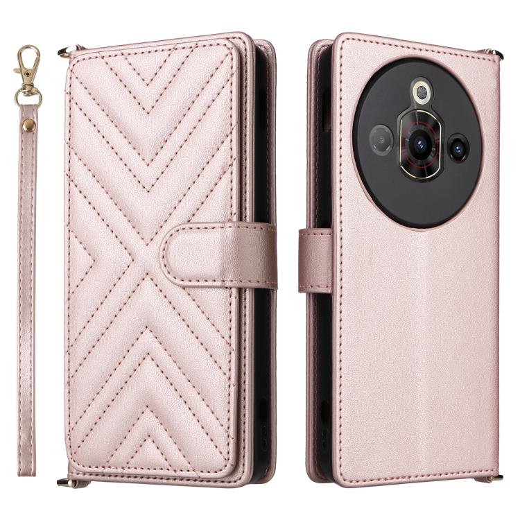 Multifunctional 6-Card Slots Leather Phone Case with Wrist Strap, For ZTE nubia S 5G A403ZT, For ZTE Blade V70 Max, For ZTE Blade V70 Design 4G, For ZTE nubia Z70 Ultra, For ZTE Blade V70 4G, For ZTE nubia Red Magic 10 Pro / 10 Pro+                    ...