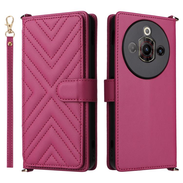 Multifunctional 6-Card Slots Leather Phone Case with Wrist Strap, For ZTE nubia S 5G A403ZT, For ZTE Blade V70 Max, For ZTE Blade V70 Design 4G, For ZTE nubia Z70 Ultra, For ZTE Blade V70 4G, For ZTE nubia Red Magic 10 Pro / 10 Pro+                    ...