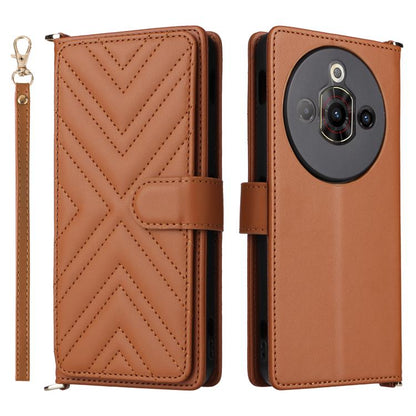 Multifunctional 6-Card Slots Leather Phone Case with Wrist Strap, For ZTE nubia S 5G A403ZT, For ZTE Blade V70 Max, For ZTE Blade V70 Design 4G, For ZTE nubia Z70 Ultra, For ZTE Blade V70 4G, For ZTE nubia Red Magic 10 Pro / 10 Pro+                    ...