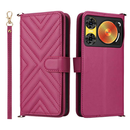 Multifunctional 6-Card Slots Leather Phone Case with Wrist Strap, For ZTE nubia P9 Pro 5G / Optus X Pro 2 5G, For ZTE Blade V80 Pro / V80 Vita, For ZTE Optus X Value 5G, For ZTE nubia RedMagic 11 Air, For ZTE nubia V80 Max                              ...