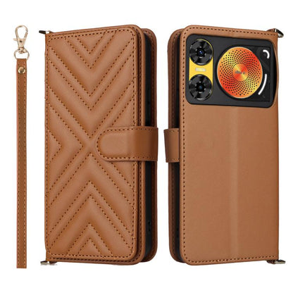 Multifunctional 6-Card Slots Leather Phone Case with Wrist Strap, For ZTE nubia P9 Pro 5G / Optus X Pro 2 5G, For ZTE Blade V80 Pro / V80 Vita, For ZTE Optus X Value 5G, For ZTE nubia RedMagic 11 Air, For ZTE nubia V80 Max                              ...