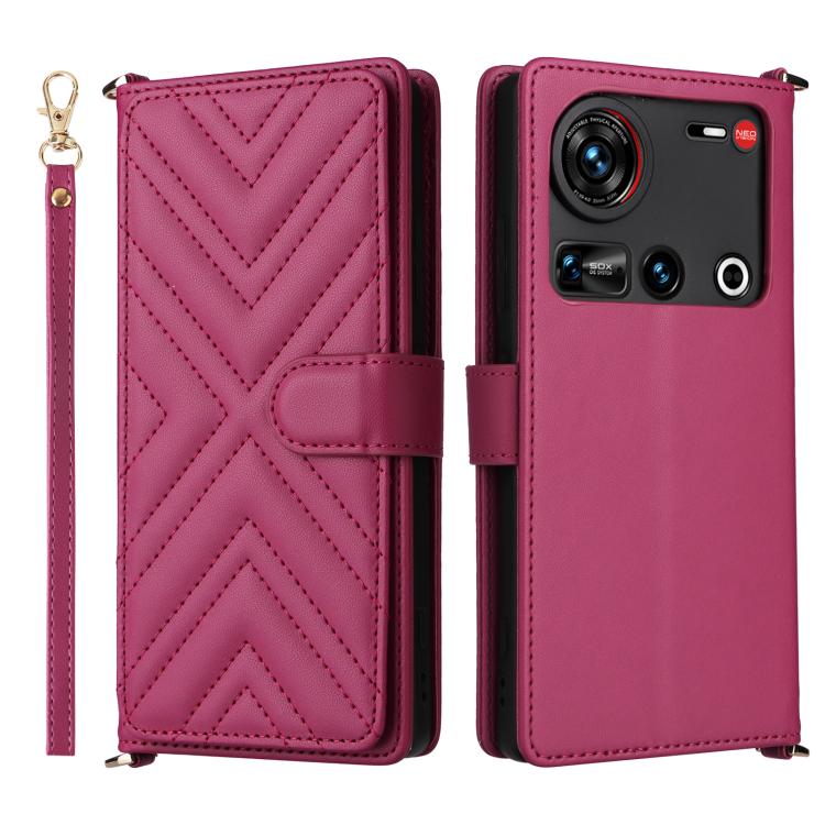 Multifunctional 6-Card Slots Leather Phone Case with Wrist Strap, For ZTE nubia S 5G A403ZT, For ZTE Blade V70 Max, For ZTE Blade V70 Design 4G, For ZTE nubia Z70 Ultra, For ZTE Blade V70 4G, For ZTE nubia Red Magic 10 Pro / 10 Pro+                    ...
