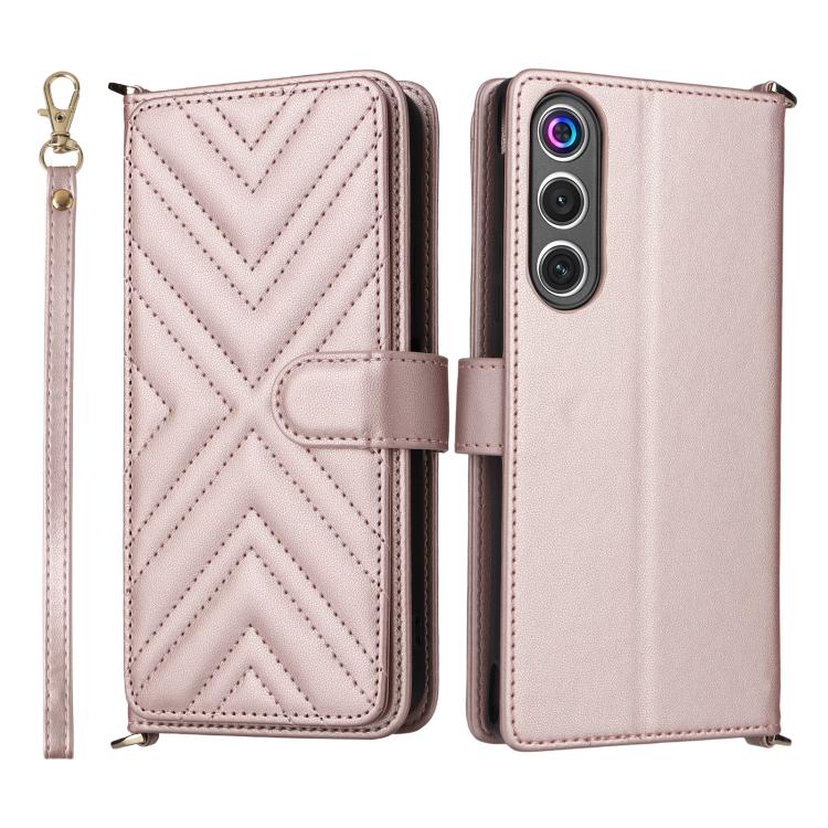 Multifunctional 6-Card Slots Leather Phone Case with Wrist Strap, For ZTE nubia P9 Pro 5G / Optus X Pro 2 5G, For ZTE Blade V80 Pro / V80 Vita, For ZTE Optus X Value 5G, For ZTE nubia RedMagic 11 Air, For ZTE nubia V80 Max                              ...
