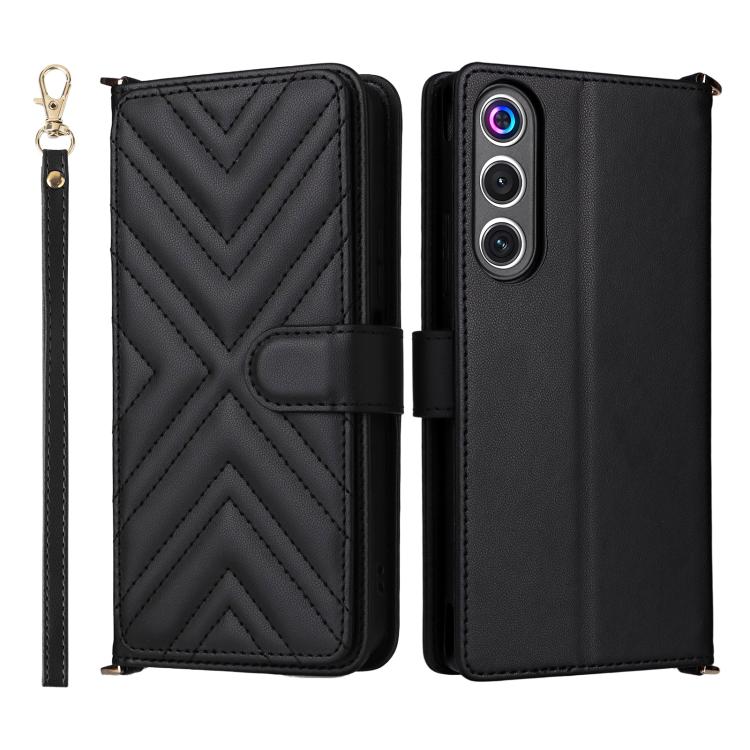 Multifunctional 6-Card Slots Leather Phone Case with Wrist Strap, For ZTE nubia P9 Pro 5G / Optus X Pro 2 5G, For ZTE Blade V80 Pro / V80 Vita, For ZTE Optus X Value 5G, For ZTE nubia RedMagic 11 Air, For ZTE nubia V80 Max                              ...